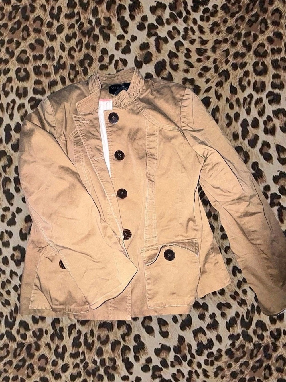 George Utility Jacket Brown Size Small